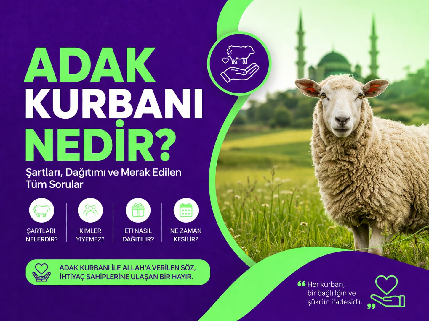 Adak Kurbanı Nedir? Şartları, Dağıtımı ve Merak Edilen Tüm Sorular